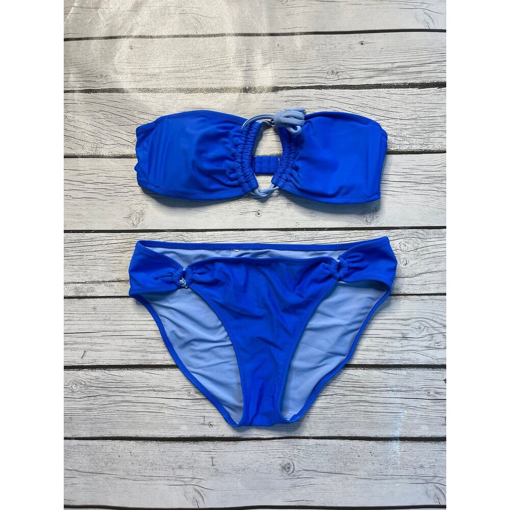 Aerie Two Piece Blue Bikini